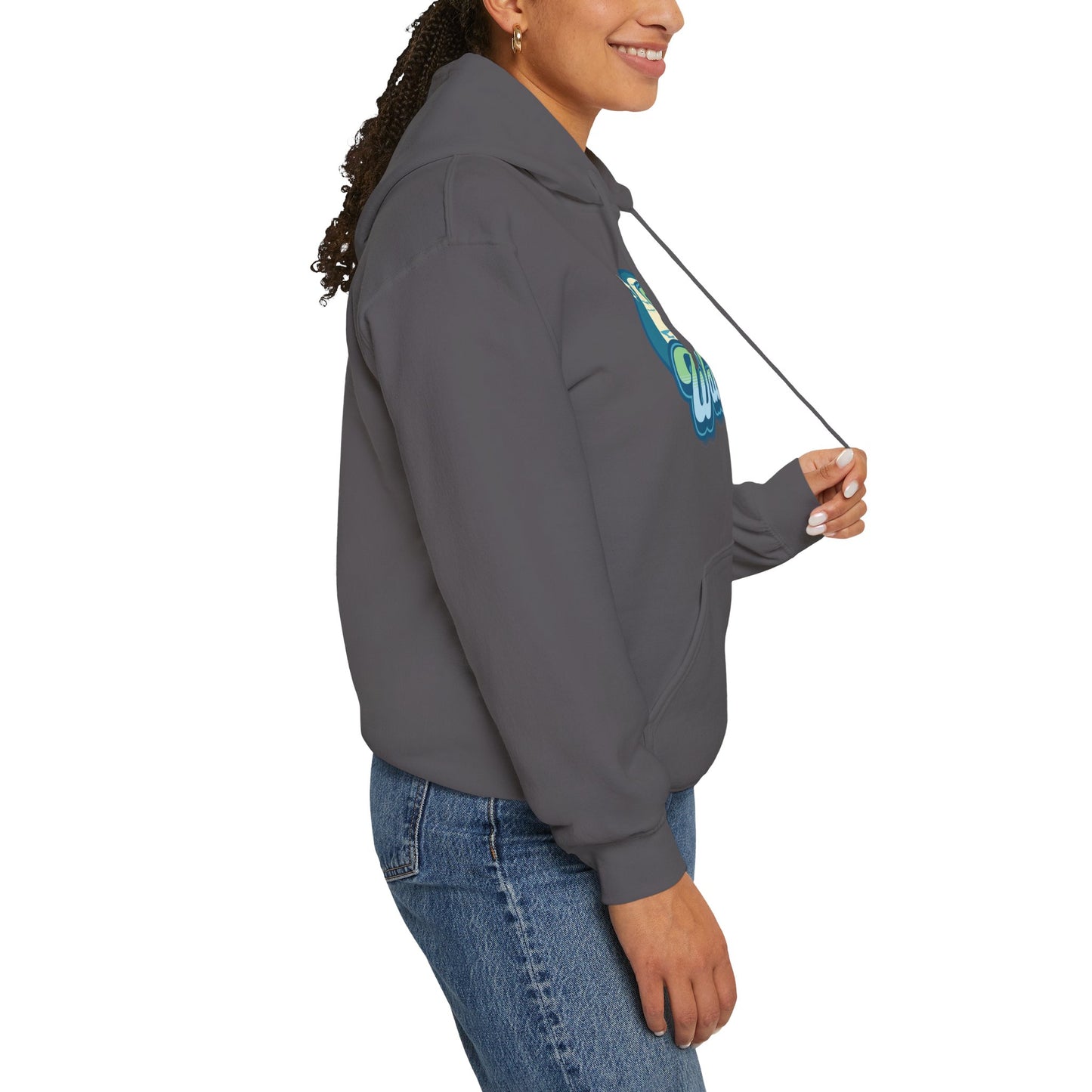 The Nerdy Birder Bird Watcher Teal Unisex Hoodie - Cozy Sweatshirt for Nature Lovers