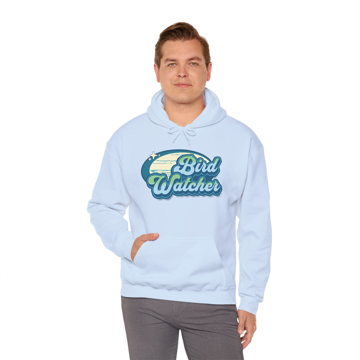 The Nerdy Birder Bird Watcher Teal Unisex Hoodie - Cozy Sweatshirt for Nature Lovers