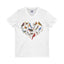Bird Heart V-Neck Tee