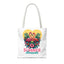 Romantic Summer Tote Bag with Flamingos