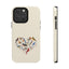 Bird Heart Tough Phone Cases - Cute Wildlife Design, Gift for Nature Enthusiasts, Durable Cases for Birdwatching