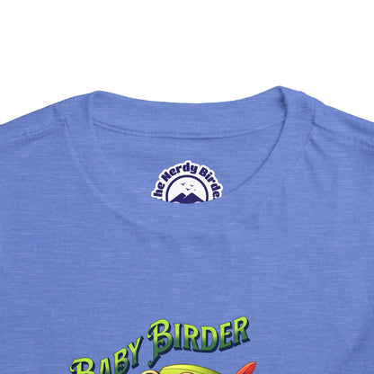 The Nerdy Birder -  Cute Toddler T-Shirt with Baby Birder Tee