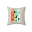 I'm A Nerdy Birder Square Pillow - Home Decor