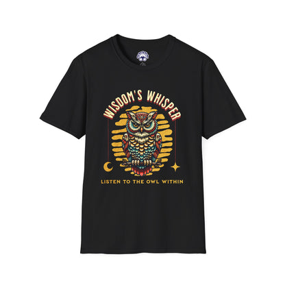 Wisdom's Whisper Unisex Softstyle T-Shirt - Nature Lover's Gift