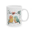Inspirational Bird Ceramic Mug - "I Love You a Little" - Perfect Gift for Nature Lovers