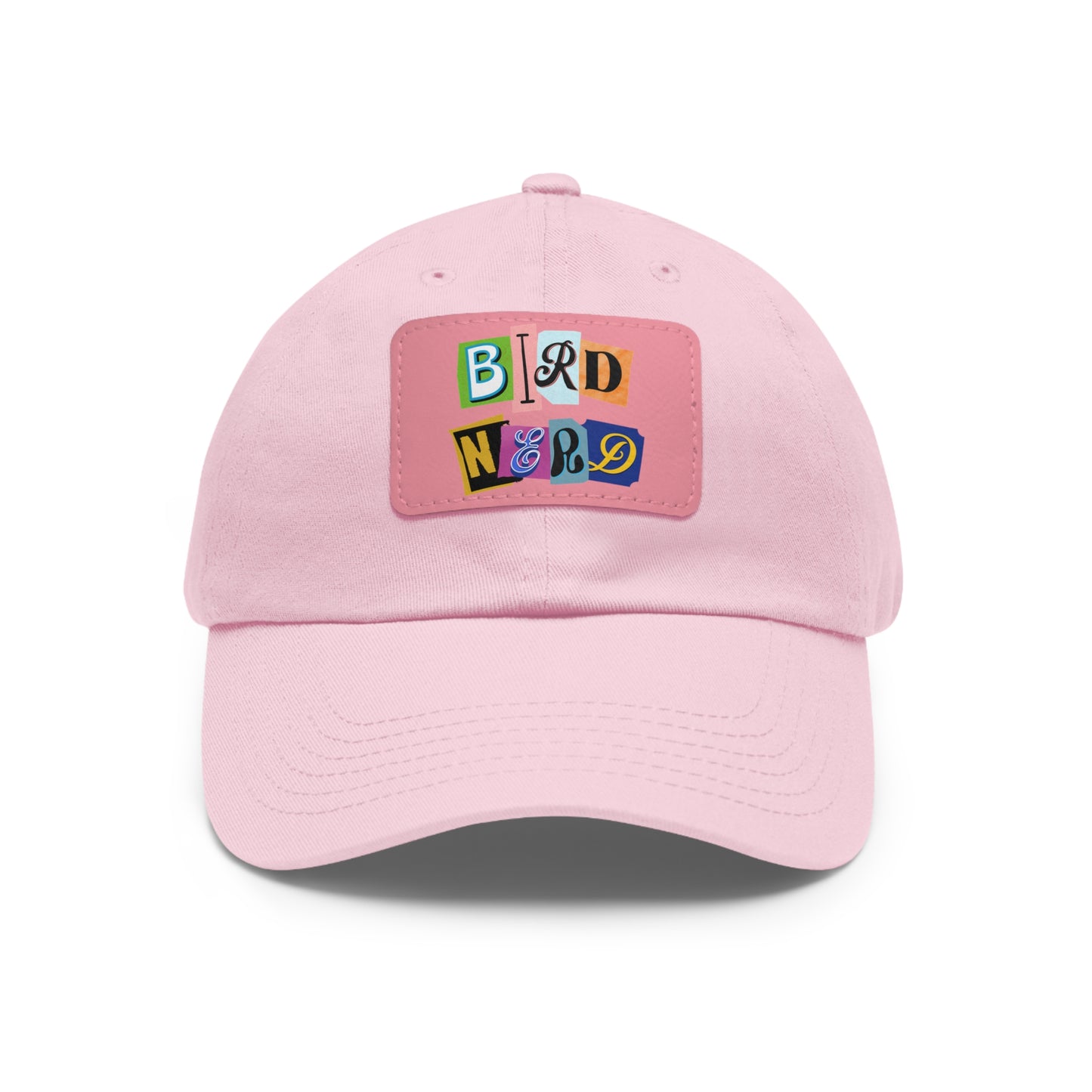 The Nerdy Birder - Bird Nerd Dad Hat with Leather Patch, Casual Cap for Bird Lovers, Unique Gift for Birdwatching, Outdoor Adventure Hat, Unisex