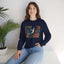 Hummingbird In Bloom Graphic Unisex Crewneck Sweatshirt