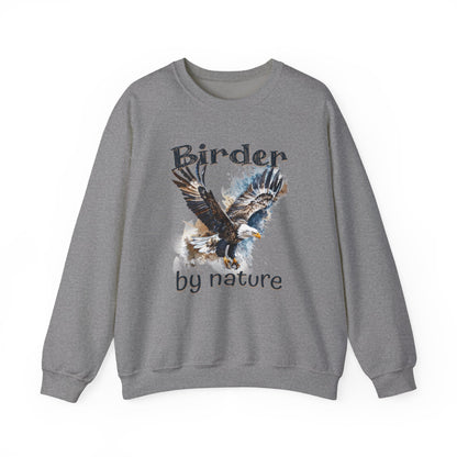 Eagle Birding By Nature Birding Enthusiast Crewneck Sweatshirt