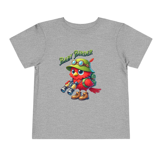 The Nerdy Birder -  Cute Toddler T-Shirt with Baby Birder Tee