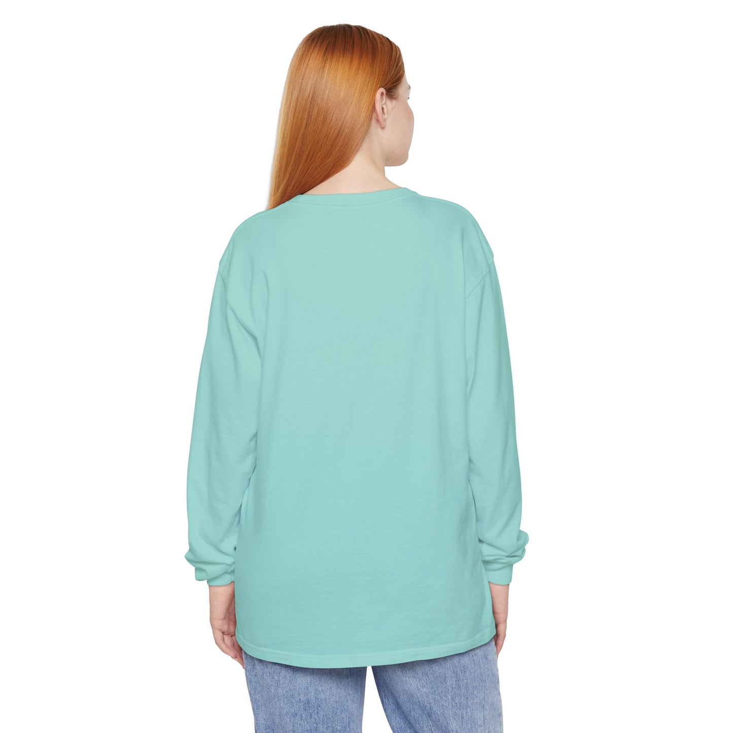 Pink Birder Unisex Garment-dyed Long Sleeve T-Shirt
