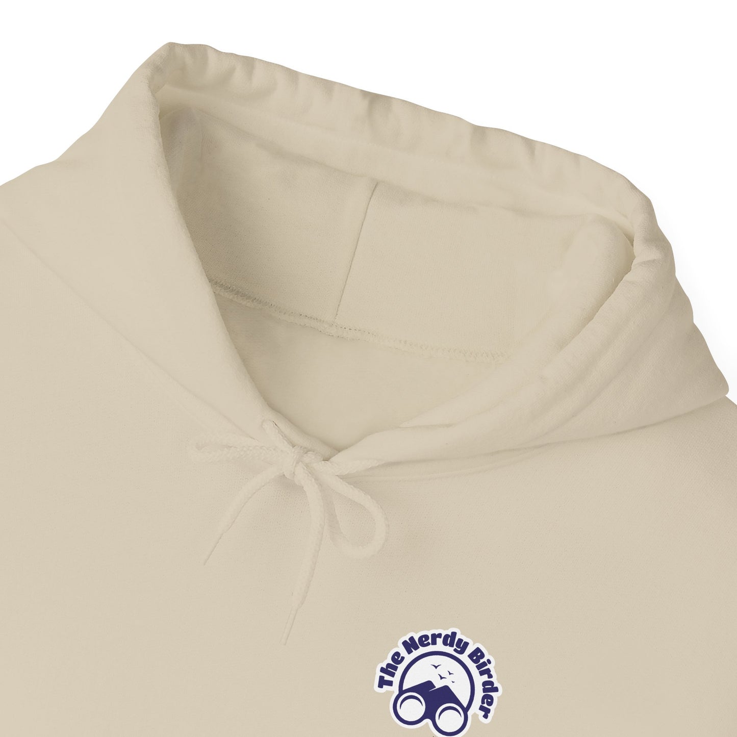 The Nerdy Birder Silly Goose Club Back Design Unisex Hoodie - Cozy Sweatshirt for Nature Lovers