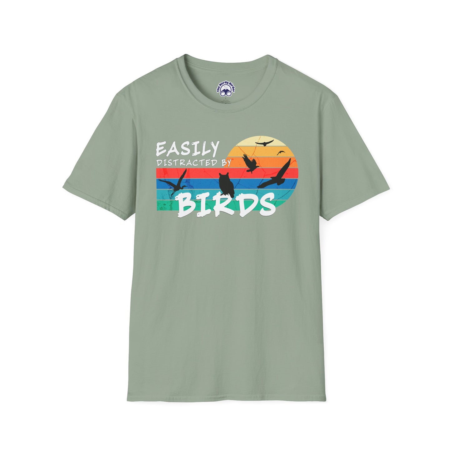 Easily Distracted by Birds Sunset T-shirt