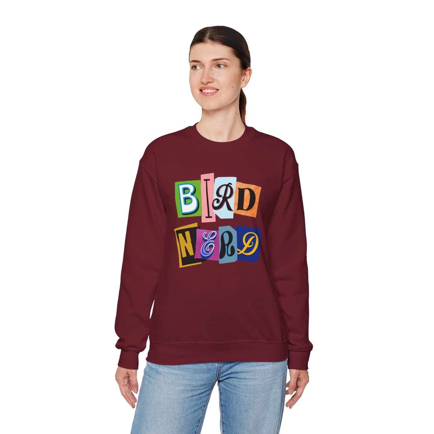 Bird Nerd Crewneck Sweatshirt - Fun Casual Wear for Bird Lovers