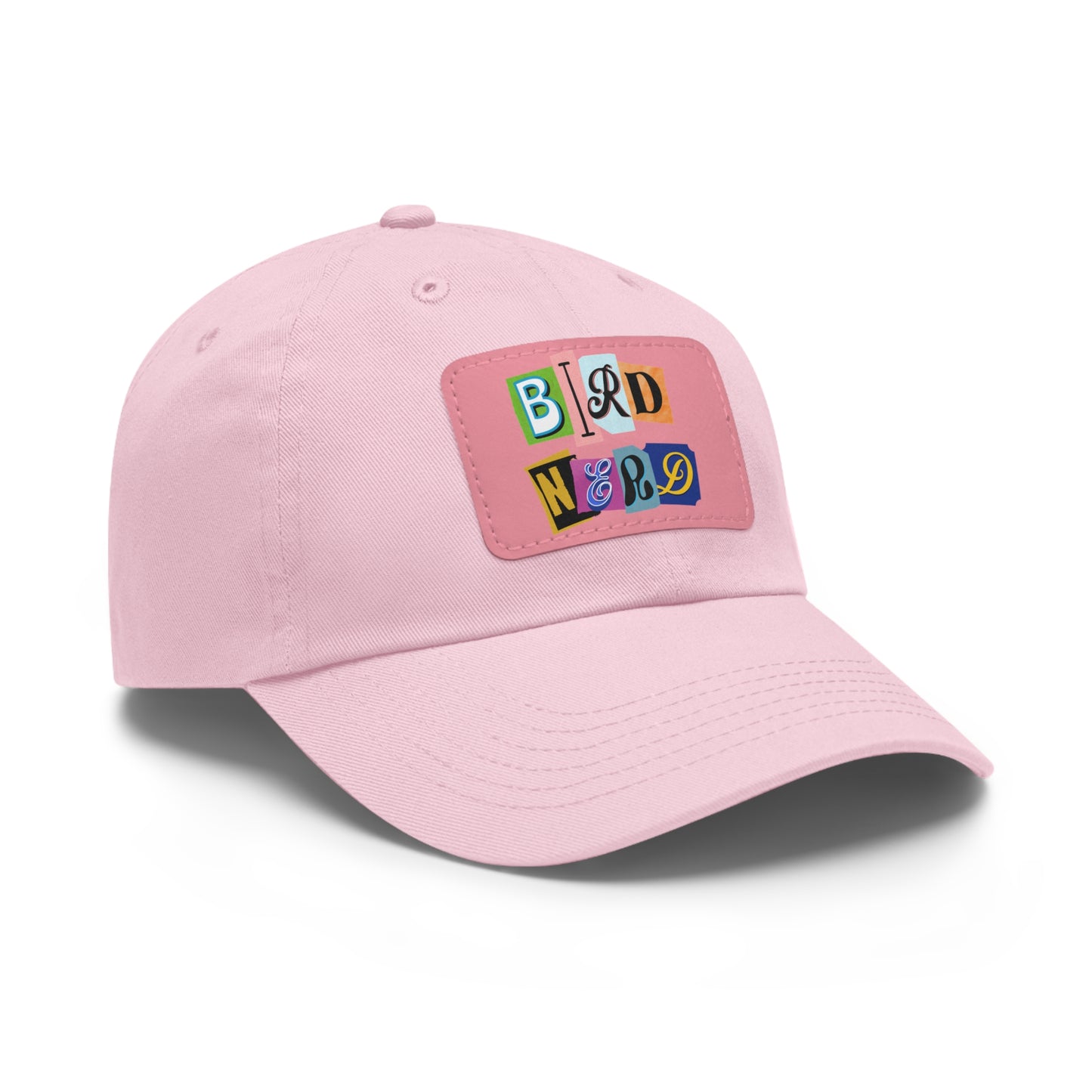 The Nerdy Birder - Bird Nerd Dad Hat with Leather Patch, Casual Cap for Bird Lovers, Unique Gift for Birdwatching, Outdoor Adventure Hat, Unisex