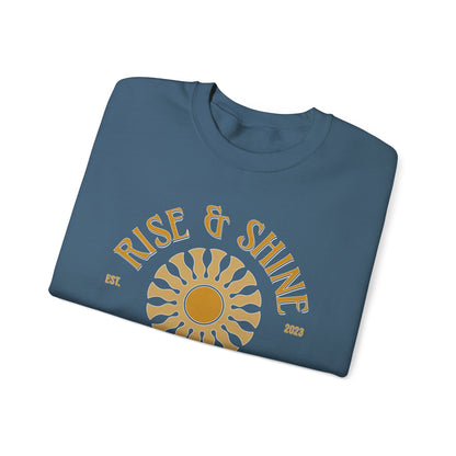 Rise & Shine Early Bird Crewneck Sweatshirt - Perfect for Bird Lovers