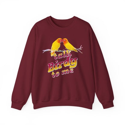 Talk Birdy to Me Unisex Heavy Blend Crewneck Sweatshirt