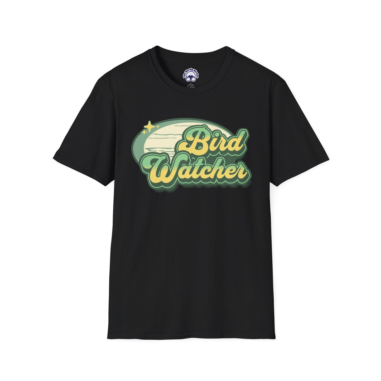 Bird Watcher Unisex Softstyle T-Shirt - Retro Vibe Tee for Casual Wear