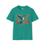 Hummingbird in Bloom Unisex Softstyle T-Shirt