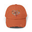 Bird Heart Vintage Style Hat - Unisex Distressed Cap