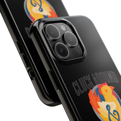 Funny Chicken Tough Phone Case - "Cluck Around & Find Out" - Durable Protection for Animal Lovers