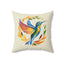 Hummingbird Rainbow Pillow Decorative Home Accents