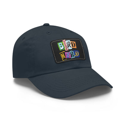 The Nerdy Birder - Bird Nerd Dad Hat with Leather Patch, Casual Cap for Bird Lovers, Unique Gift for Birdwatching, Outdoor Adventure Hat, Unisex