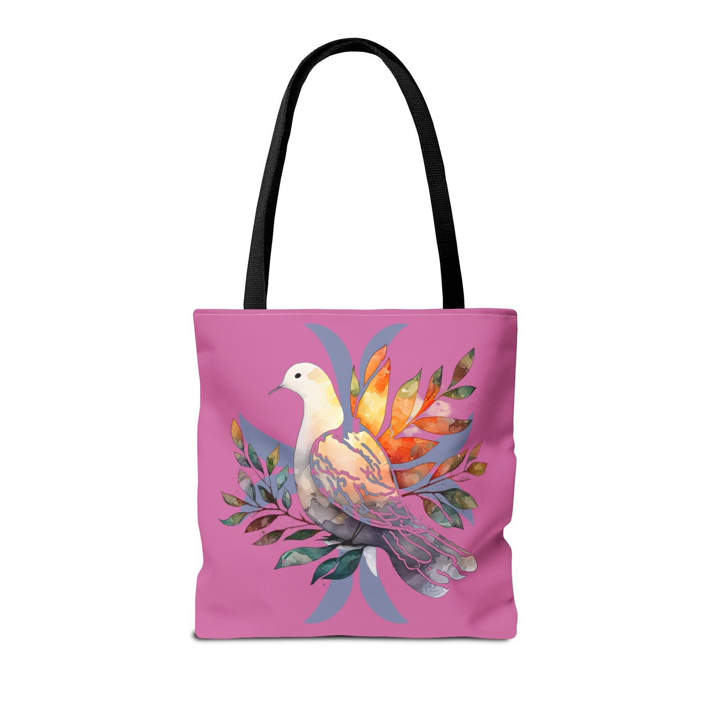 Peaceful Dove Tote Bag in Pink