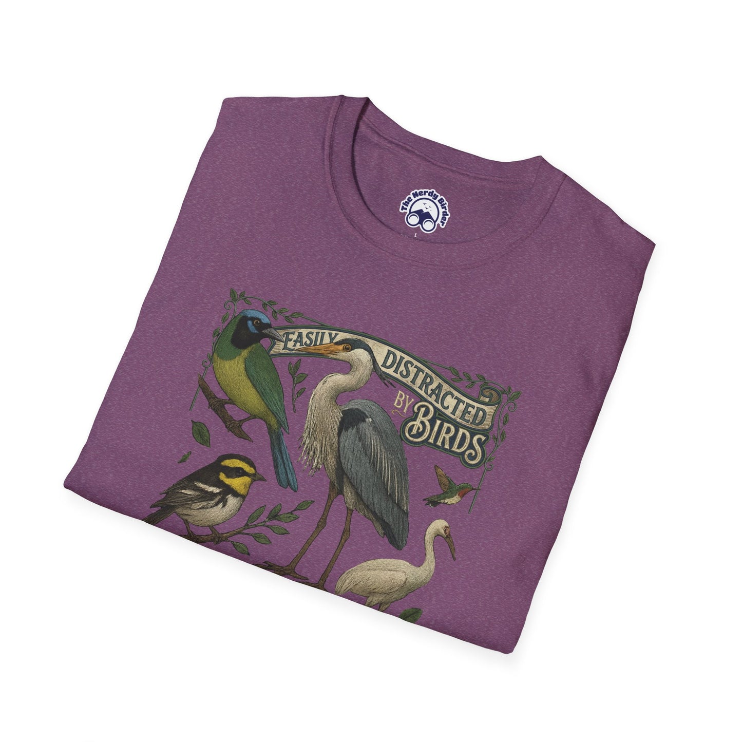 Easily Distracted by Texas Birds Graphic T-Shirt