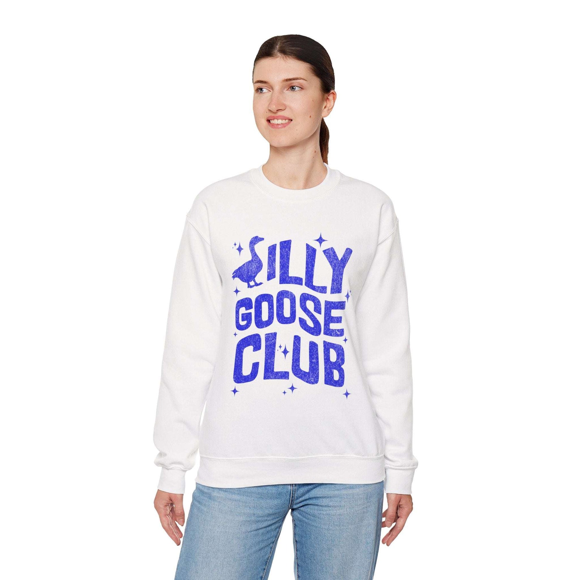 The Nerdy Birder Silly Goose Club Unisex Crewneck Sweatshirt
