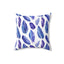 Boho-Chic Purple Hues Feather Decorative Pillow | Cozy Home Accent