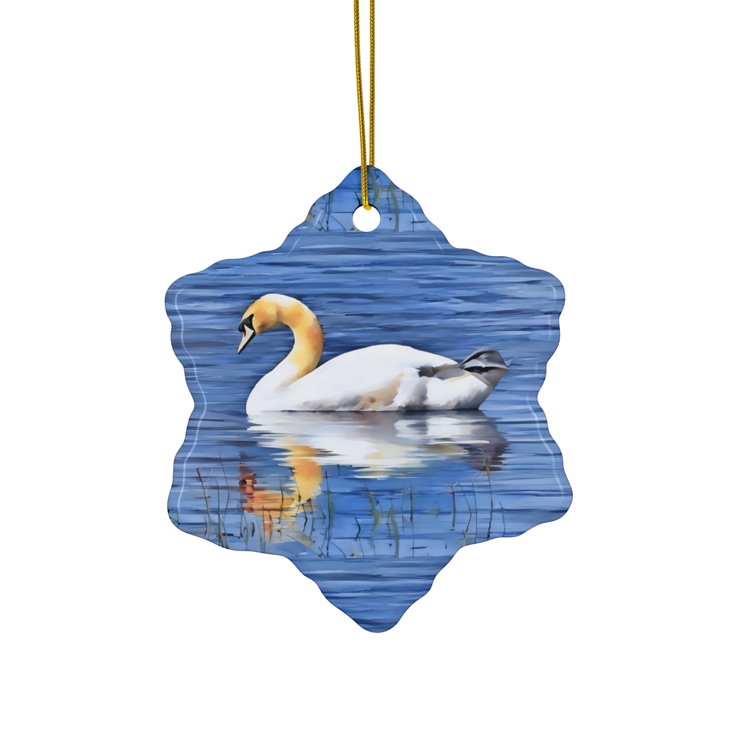 Irish Swam Ceramic Ornament — 4 Shape Options