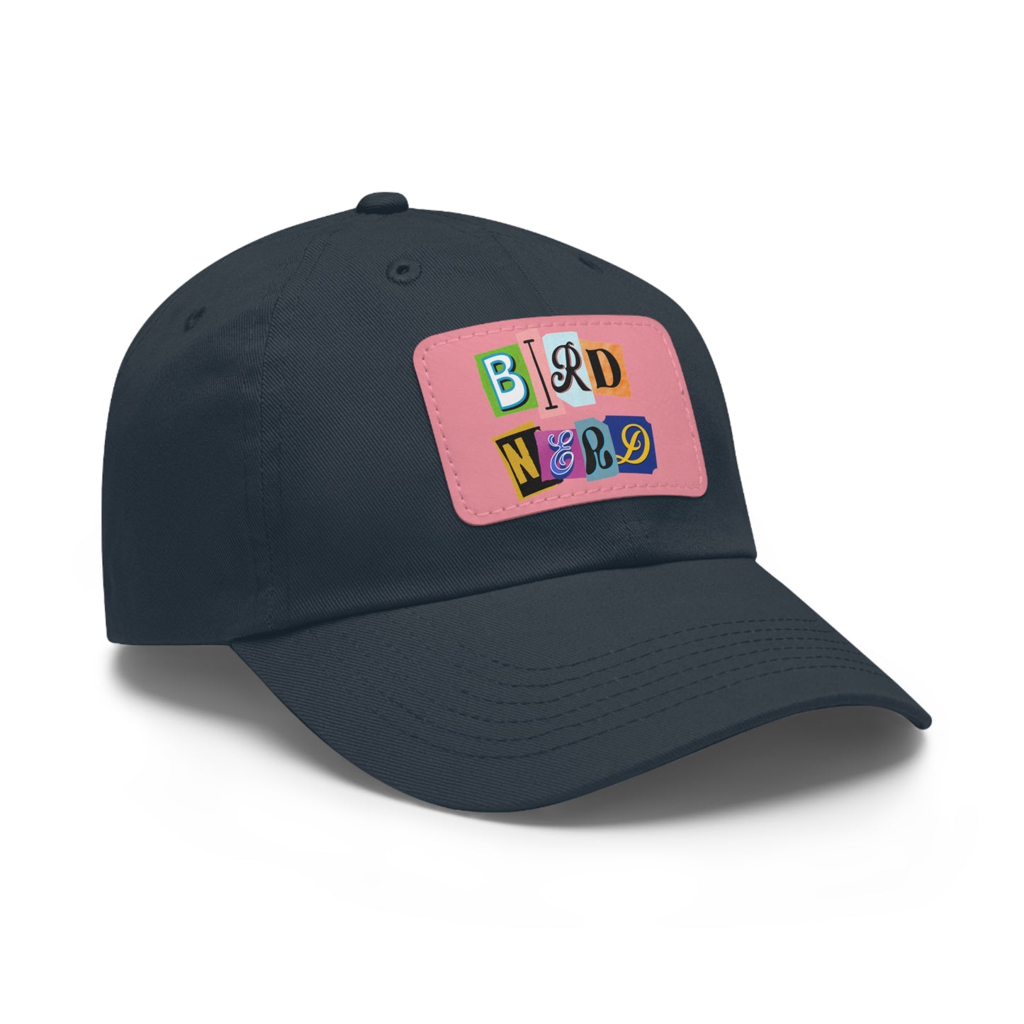 The Nerdy Birder - Bird Nerd Dad Hat with Leather Patch, Casual Cap for Bird Lovers, Unique Gift for Birdwatching, Outdoor Adventure Hat, Unisex