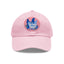 The Nerdy Birder - "Calm The Flock Down" Dad Hat, Leather Patch Cap, Perfect Gift for Dads, Nature Lovers, Casual Style Cap, Summer Accessories