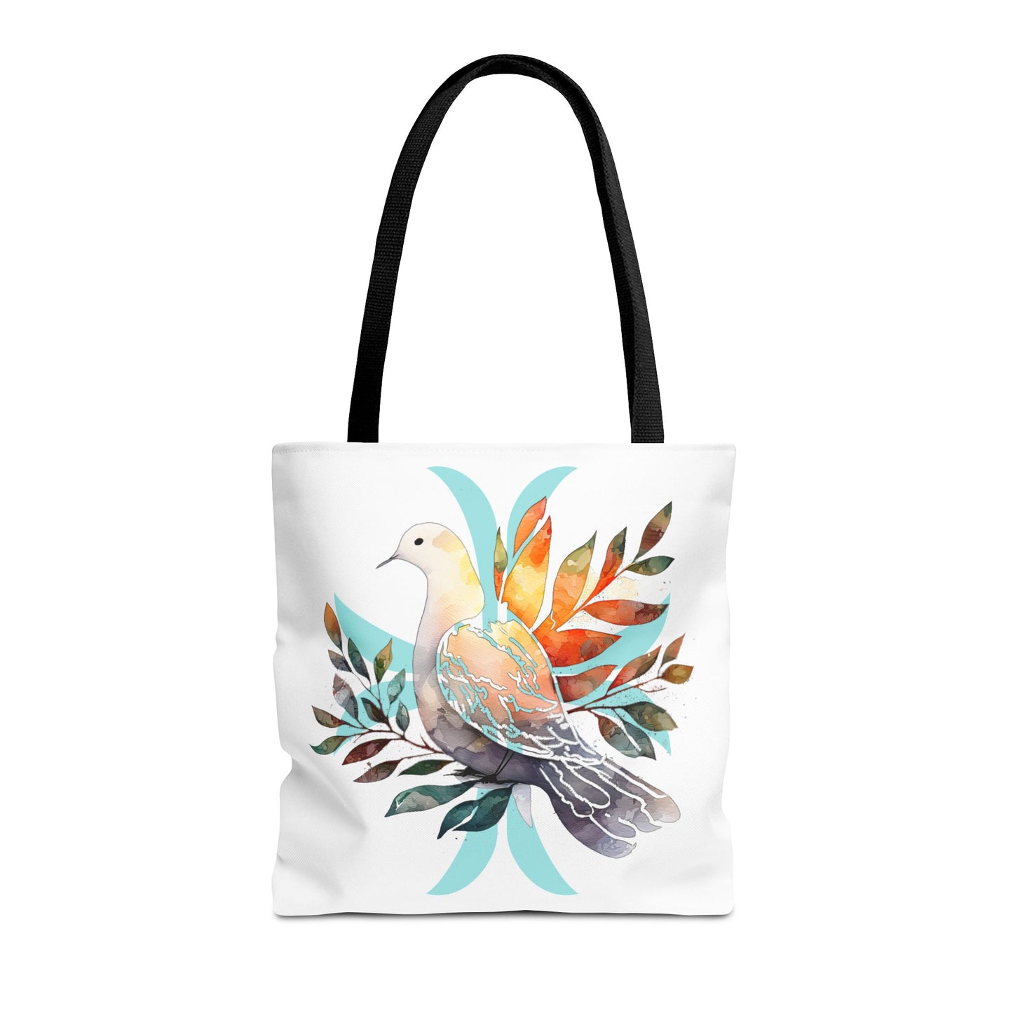 Peaceful Dove Tote Bag in White