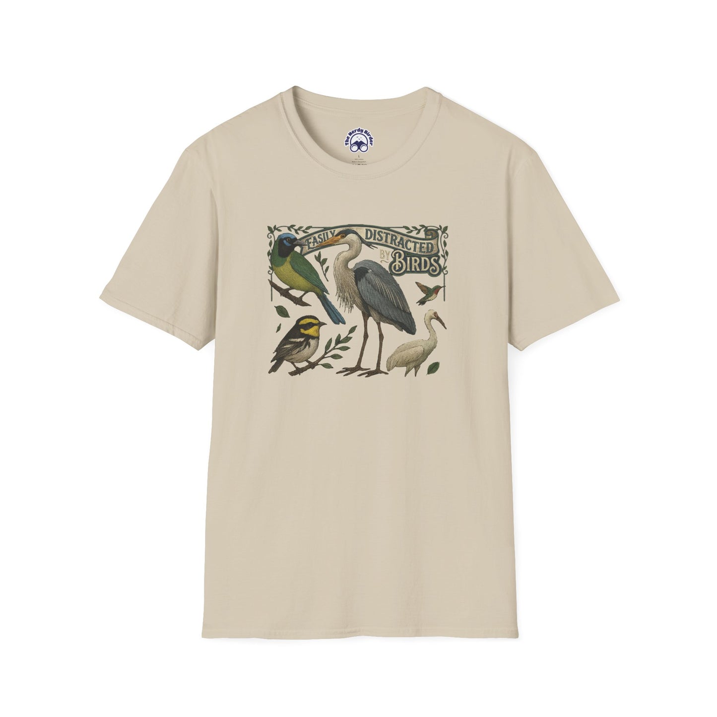 Easily Distracted by Texas Birds Graphic T-Shirt