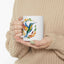 Hummingbird Rainbow White Ceramic Mug