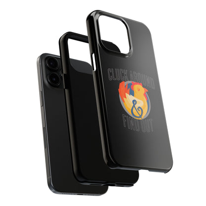 Funny Chicken Tough Phone Case - "Cluck Around & Find Out" - Durable Protection for Animal Lovers