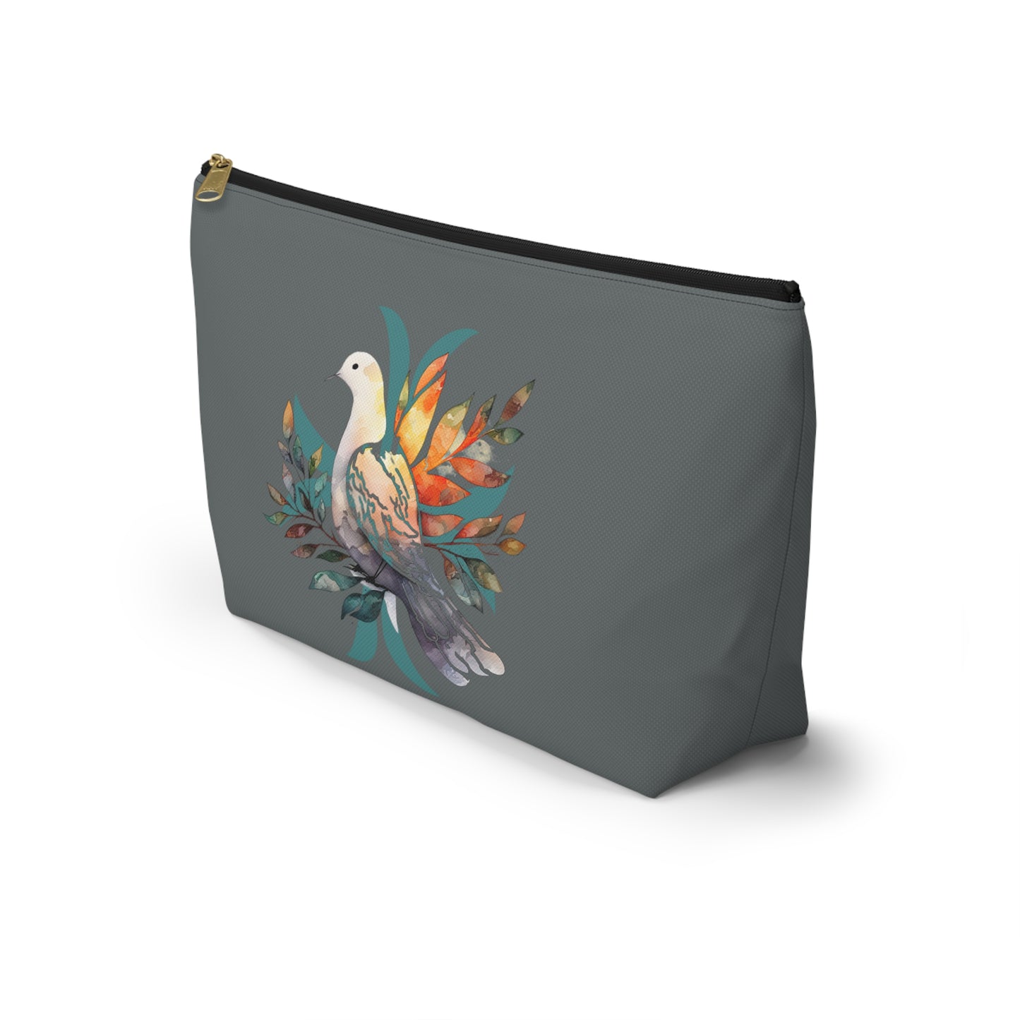 Peaceful Dove Accessory Pouch in Grey