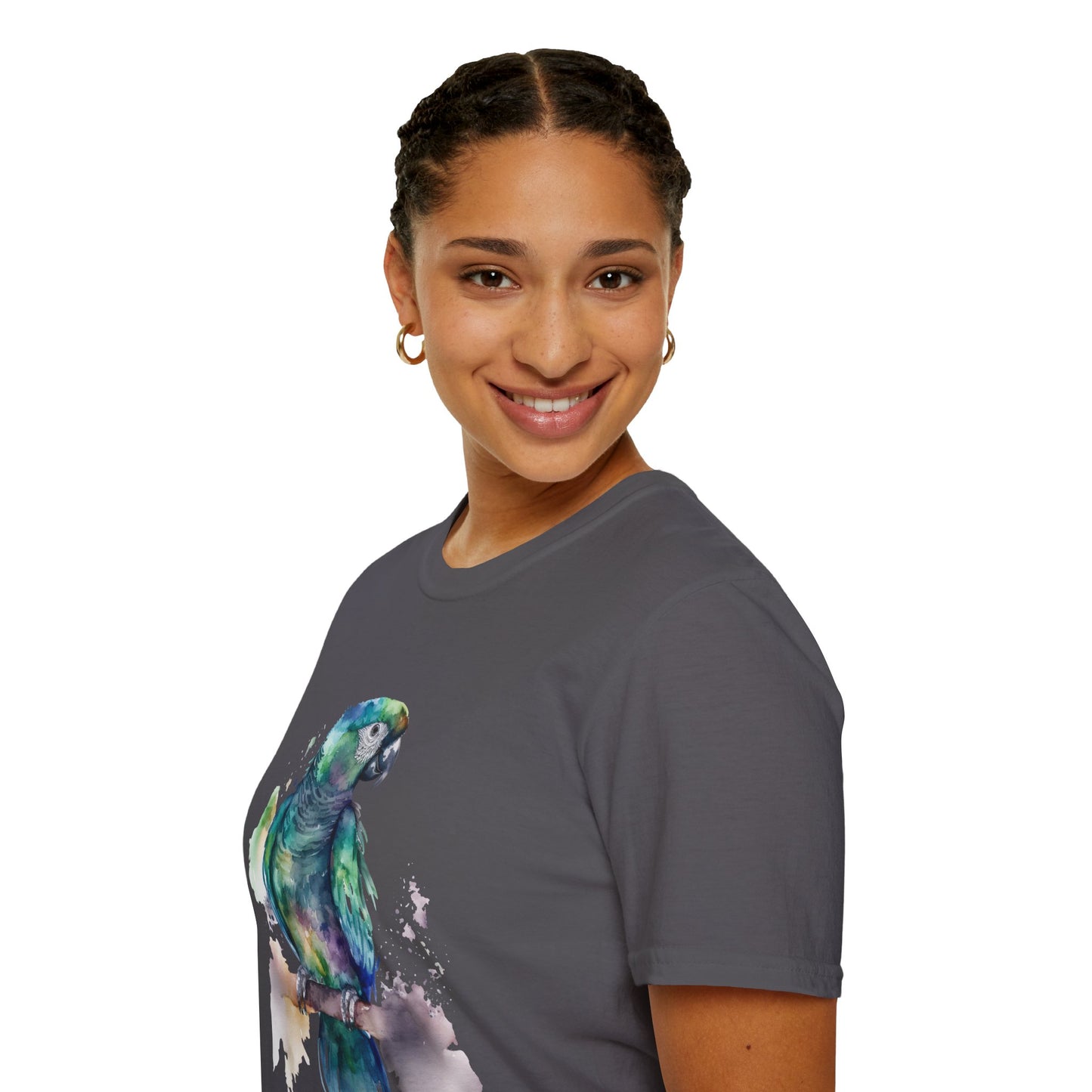 Elegant Parrot Unisex Softstyle T-Shirt