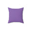 Boho-Chic Purple Hues Feather Decorative Pillow | Cozy Home Accent