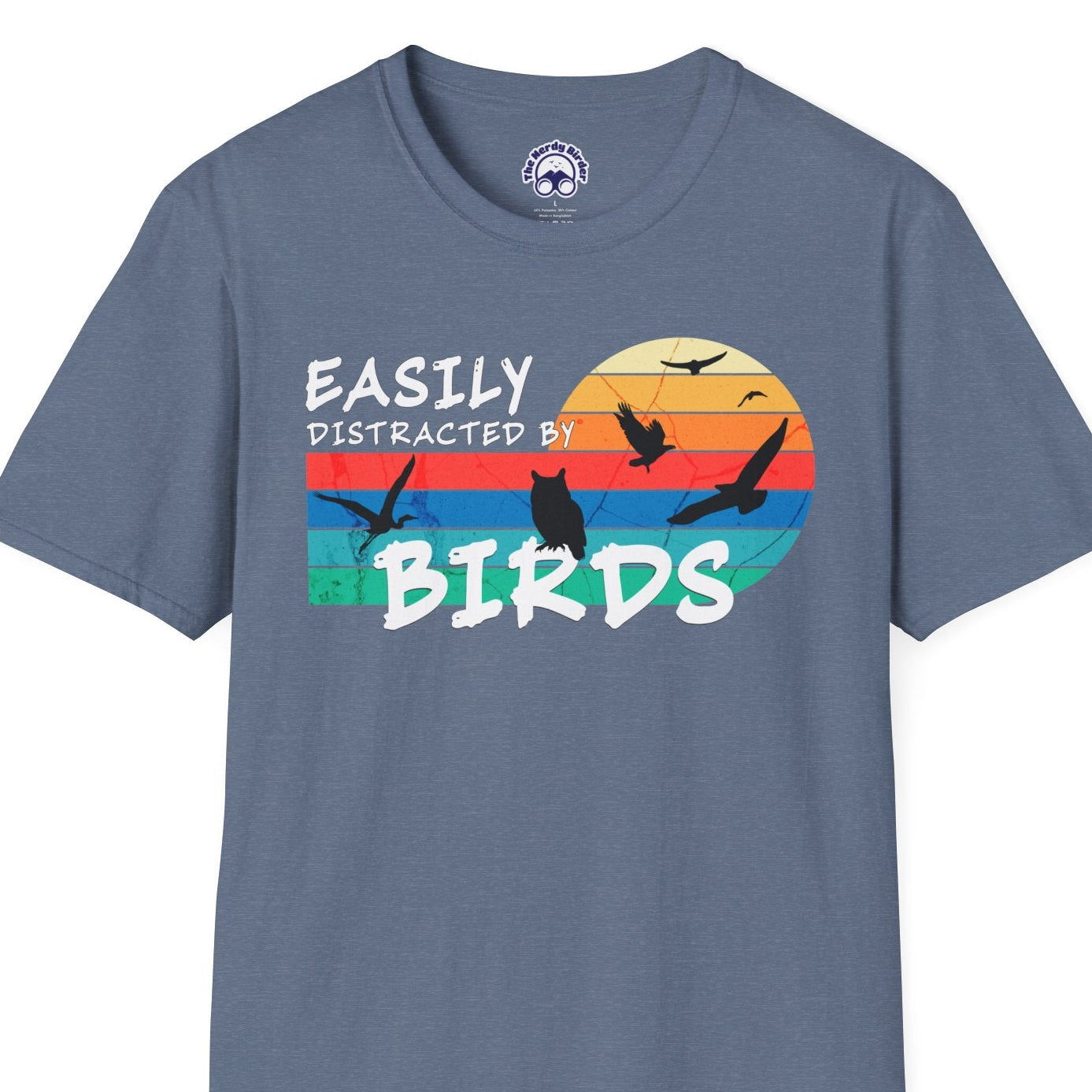 Easily Distracted by Birds Sunset T-shirt