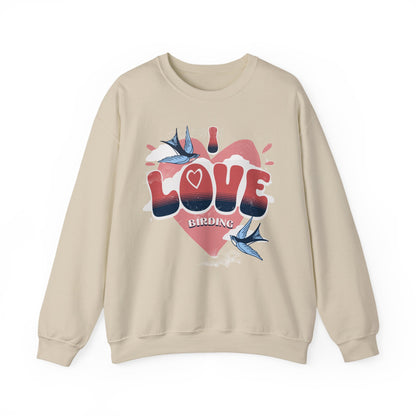 I Love Bird Watching Unisex Heavy Blend™ Crewneck Sweatshirt