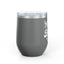 Cool Birder Vibes Wine Tumbler - 12oz Insulated Drinkware for Nature Lovers