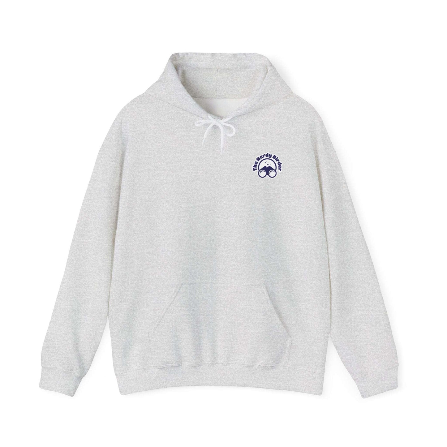 The Nerdy Birder Silly Goose Club Back Design Unisex Hoodie - Cozy Sweatshirt for Nature Lovers