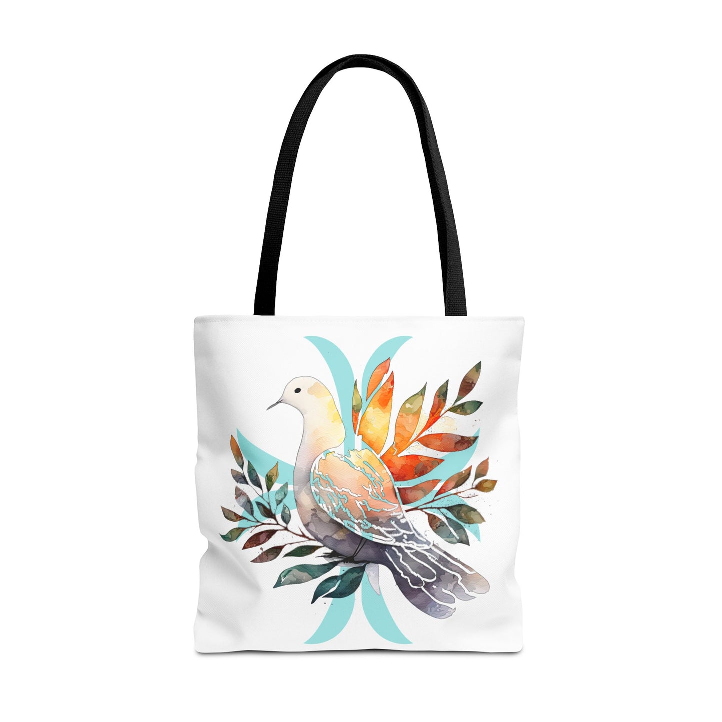 Peaceful Dove Tote Bag in White