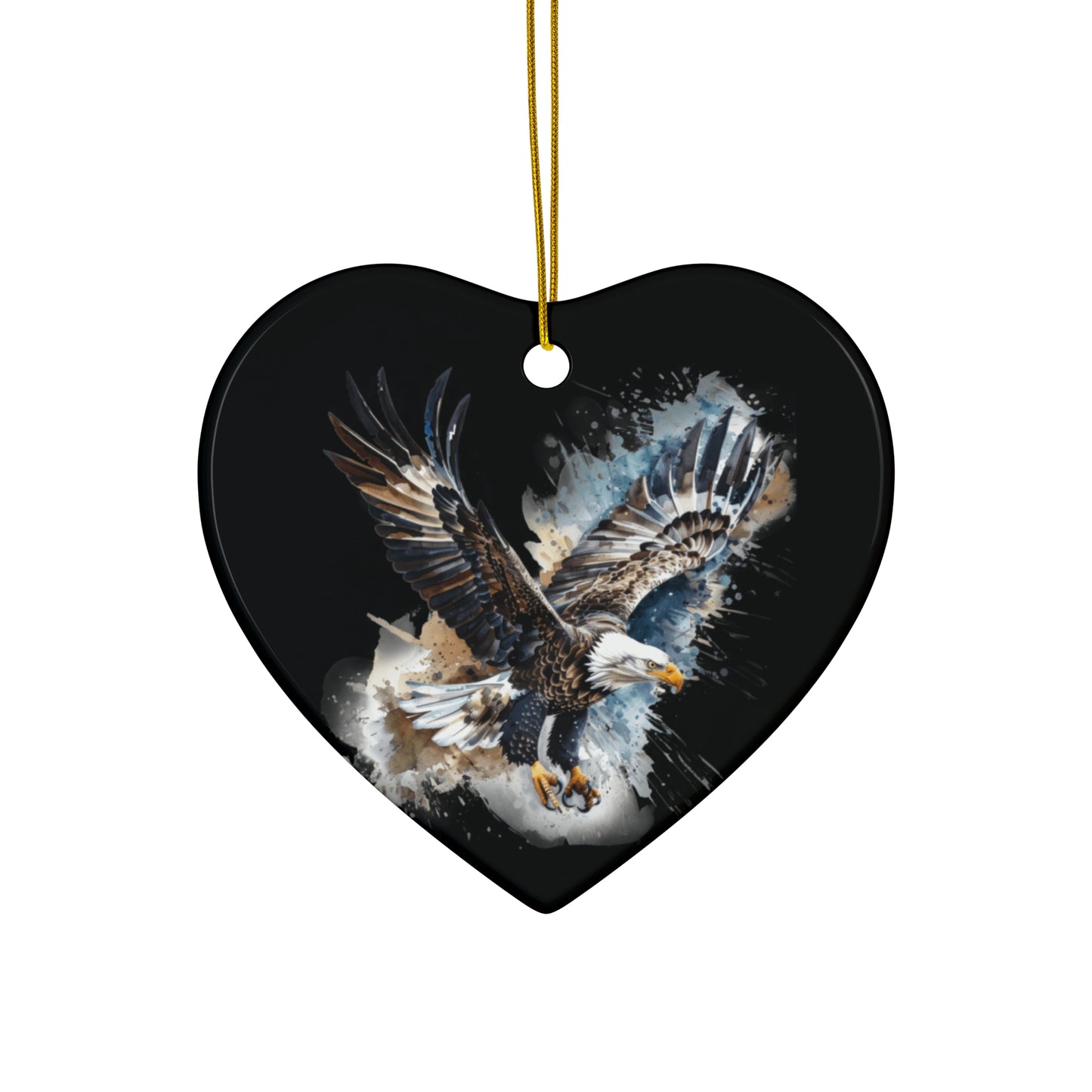 Flying Eagle Ornament — 4 Shape Options