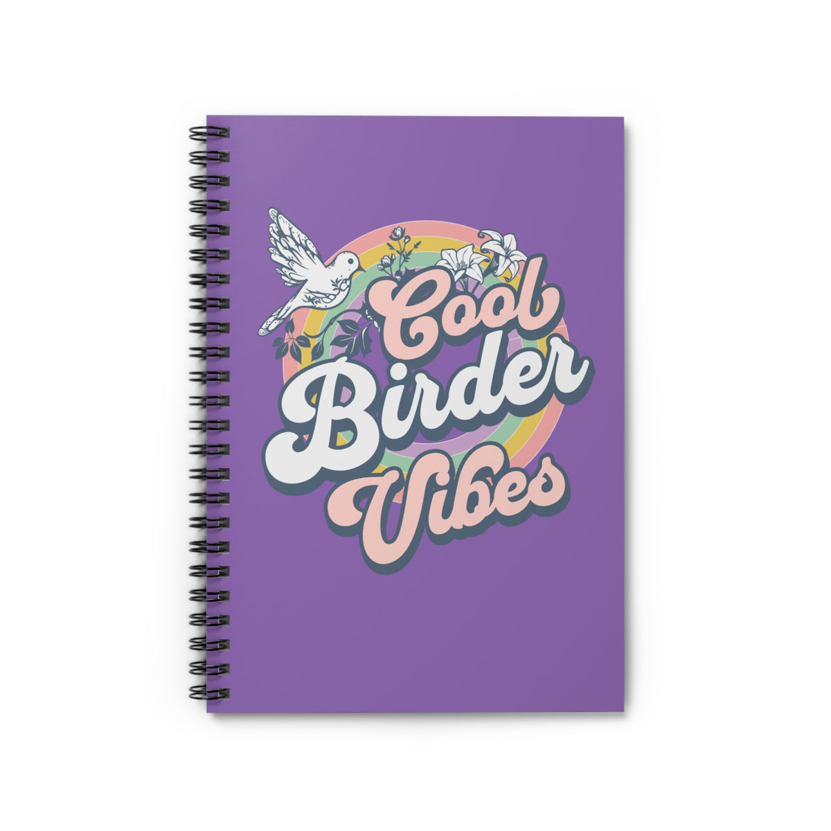 Birder Notebook Cool Birder Vibes Spiral Notebook - Ruled Line for Nature Lovers – The ...