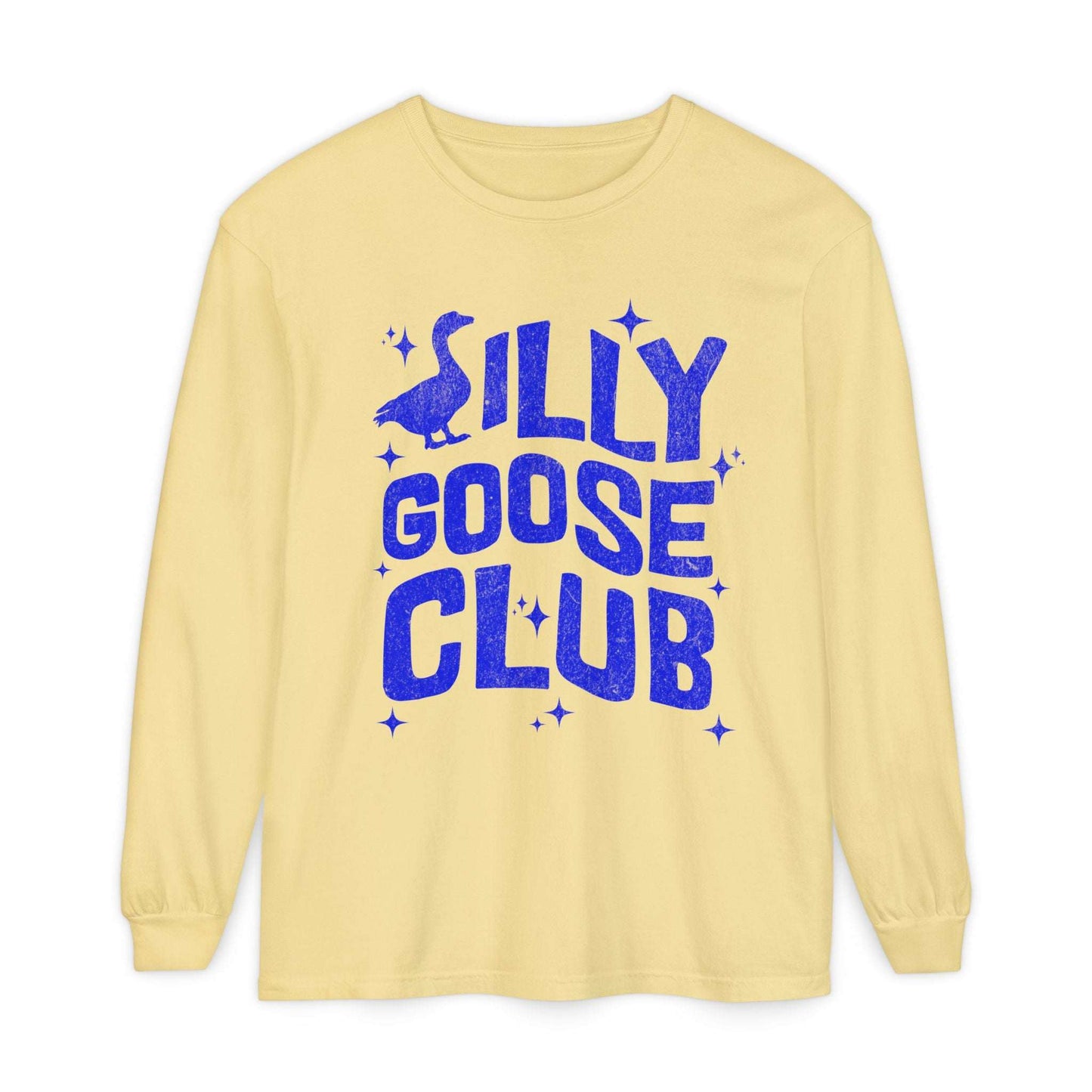 Silly Goose Club Unisex Garment-dyed Long Sleeve T-Shirt