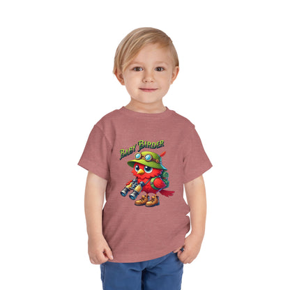 The Nerdy Birder -  Cute Toddler T-Shirt with Baby Birder Tee