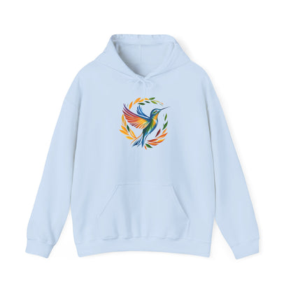 Hummingbird Rainbow Hoodie - Cozy Sweatshirt for Nature Lovers